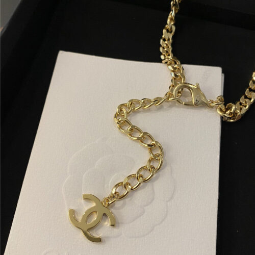 High Quality Luxury Chanel Classic Full Logo Border Necklace product detail