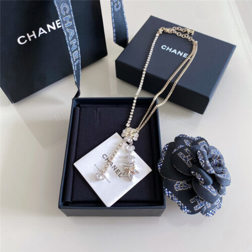 High Quality Luxury Chanel Four Leaf Flower Double C Star Love Necklace product detail