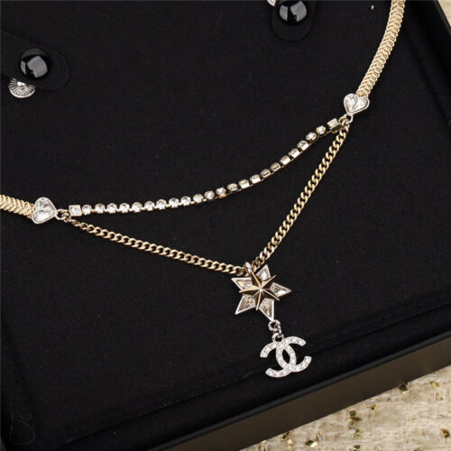 High Quality Luxury Chanel Classic Double C Necklace – Style 49770 alternate view
