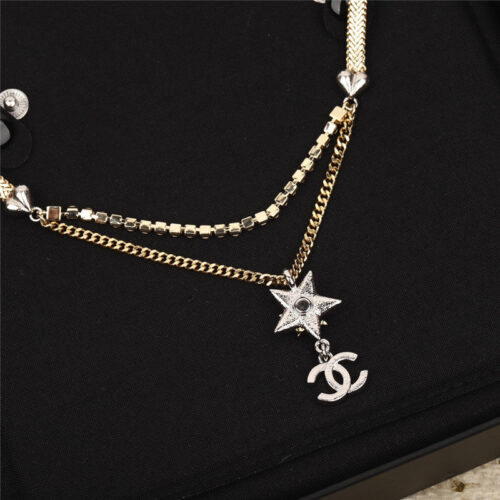 High Quality Luxury Chanel Classic Double C Necklace – Style 49770 product detail