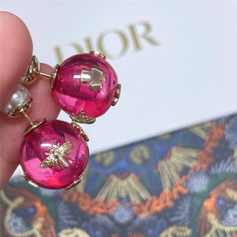 High Quality Luxury Dior Powder Bead Multi-Accessory Stud Earrings – Style 50868 product detail