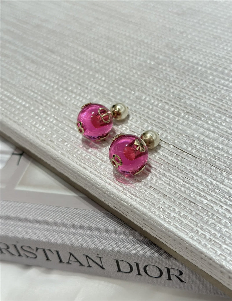 High Quality Luxury Dior Powder Bead Multi-Accessory Stud Earrings – Style 50868 product detail