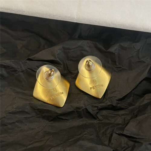 High Quality Luxury Fendi Fashion Simple Earrings product detail