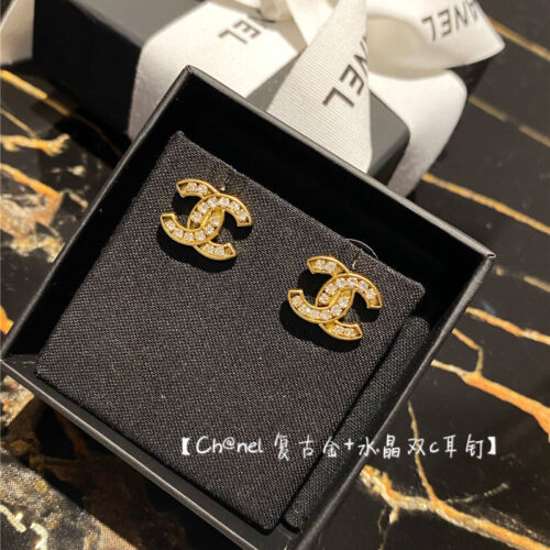 High Quality Luxury Chanel Small Incense Earrings – Style 50449