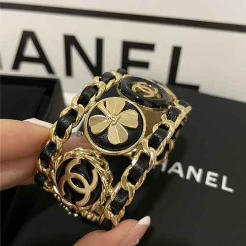High Quality Luxury Chanel Retro Multi-Element Wide Bracelet product detail