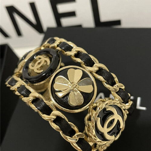 High Quality Luxury Chanel Retro Multi-Element Wide Bracelet product detail