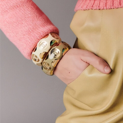 High Quality Luxury Chanel Acrylic Bracelet – Style 49656 product detail