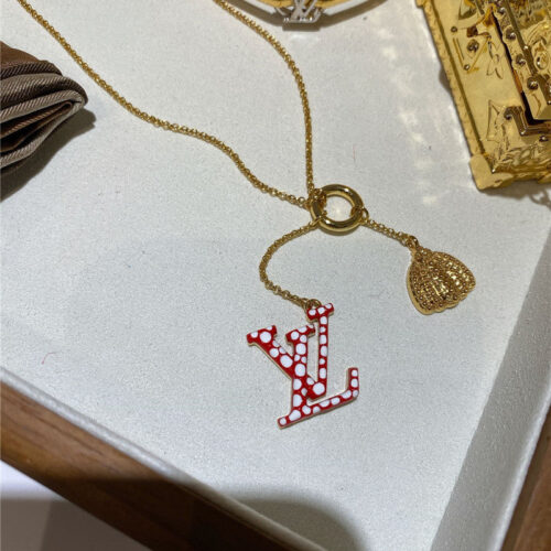 High Quality Luxury Louis Vuitton Classic Polka Dot Element Necklace – Style 51120