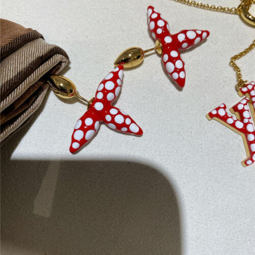 High Quality Luxury Louis Vuitton Classic Polka Dot Element Necklace – Style 51120 product detail