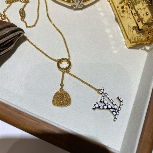High Quality Luxury Louis Vuitton Classic Polka Dot Element Necklace – Style 51118 product detail