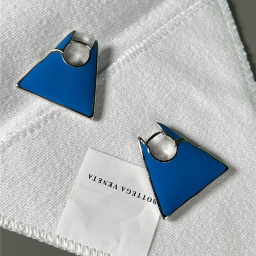 High Quality Luxury Bottega Veneta Enamel Triangle Earrings – Style 49435 product detail
