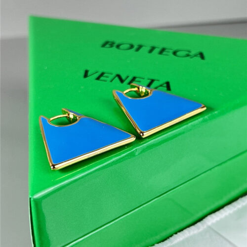 High Quality Luxury Bottega Veneta Enamel Triangle Earrings product detail