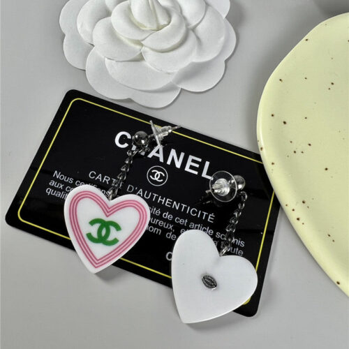 High Quality Luxury Chanel Love Black Chain Earrings product detail