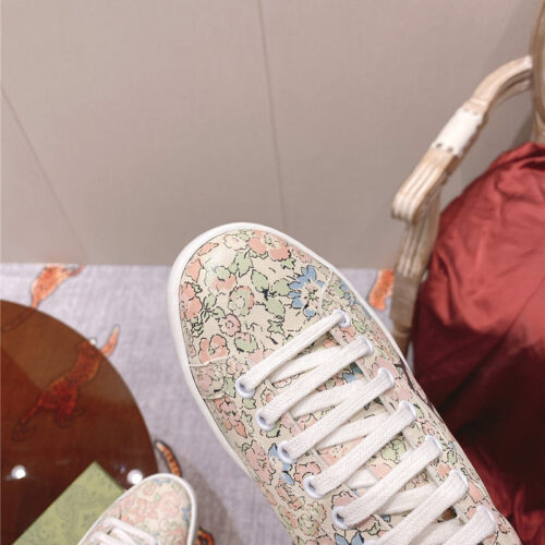 High Quality Luxury Gucci Classic Sports Lace-Up White Shoes product detail