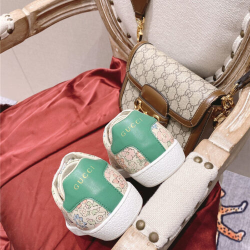 High Quality Luxury Gucci Classic Sports Lace-Up White Shoes product detail