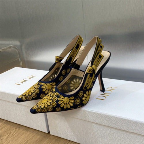 High Quality Luxury Dior J’adior Webbing Back Air Sandals – Style 87558 alternate view