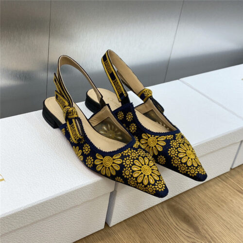 High Quality Luxury Dior Jadior Webbing Back Air Sandals – Style 41222