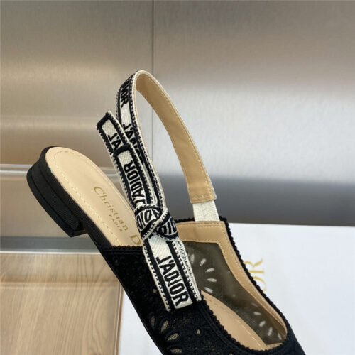 High Quality Luxury Dior J’adior Webbing Back Air Sandals – Style 68838 product detail