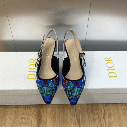 High Quality Luxury Dior J’adior Webbing Back Air Sandals – Style 51878 product detail