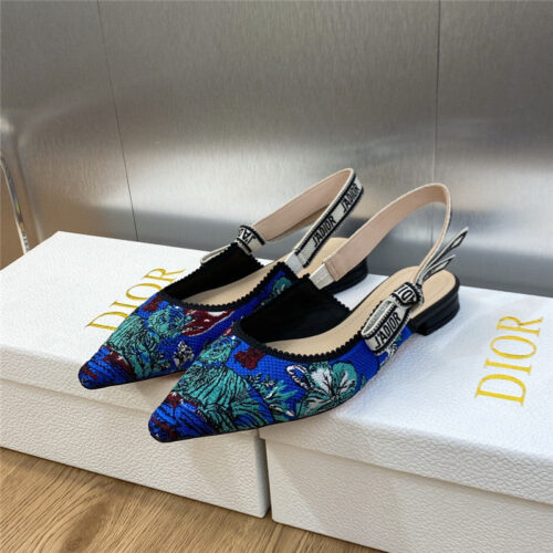 High Quality Luxury Dior J’adior Webbing Back Air Sandals – Style 74470 alternate view