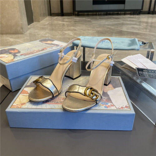 High Quality Luxury Gucci Classic High Heel Sandals alternate view
