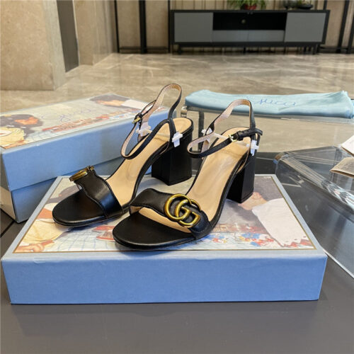 High Quality Luxury Gucci Classic High Heel Sandals – Style 93971 alternate view