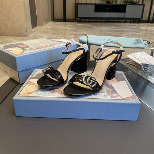 High Quality Luxury Gucci Classic High Heel Sandals – Style 23347 alternate view