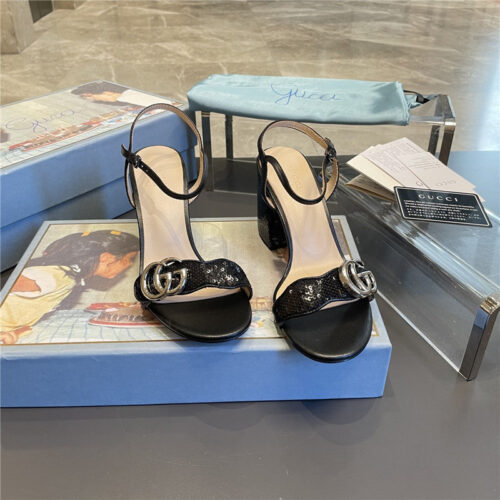High Quality Luxury Gucci Classic High Heel Sandals – Style 23347 product detail