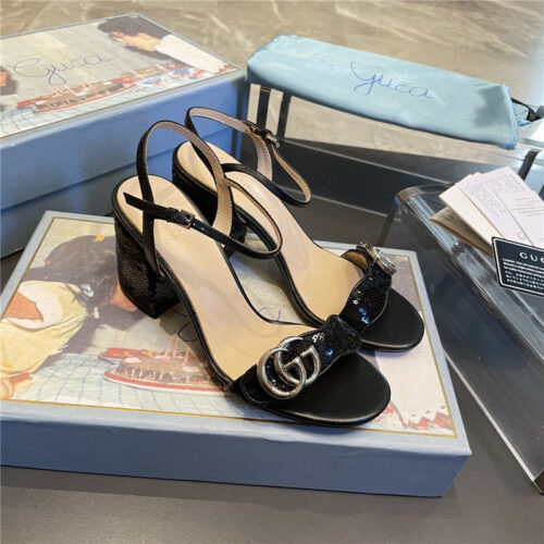 High Quality Luxury Gucci Classic High Heel Sandals – Style 23347 product detail