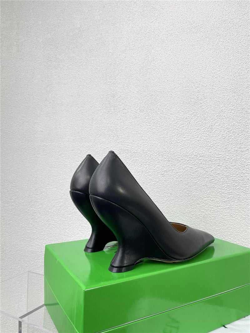 High Quality Luxury Bottega Veneta Puntas Wedge Pumps – Style 17798 product detail