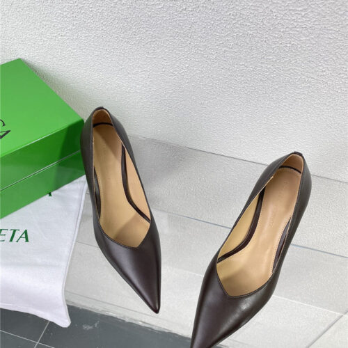 High Quality Luxury Bottega Veneta Puntas Wedge Pumps – Style 14406