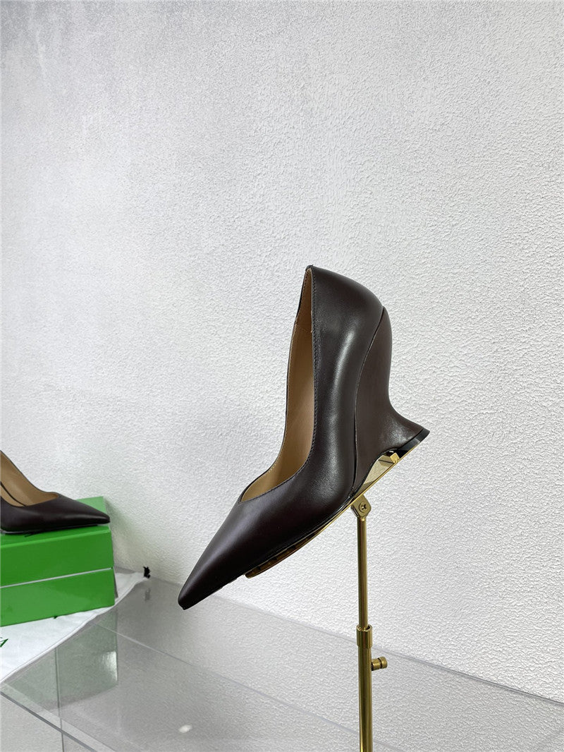High Quality Luxury Bottega Veneta Puntas Wedge Pumps – Style 14406 product detail