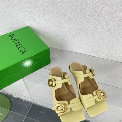 High Quality Luxury Bottega Veneta Double Hardware Slides