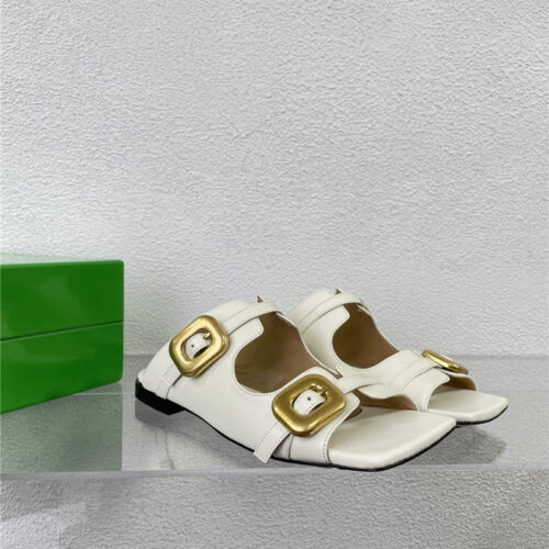 High Quality Luxury Bottega Veneta Double Hardware Slides – Style 07878 product detail