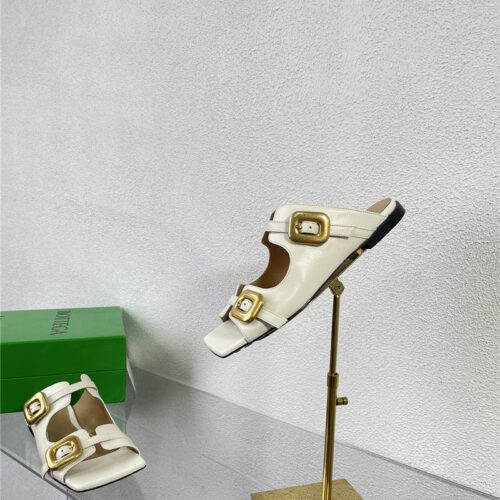 High Quality Luxury Bottega Veneta Double Hardware Slides – Style 07878 product detail