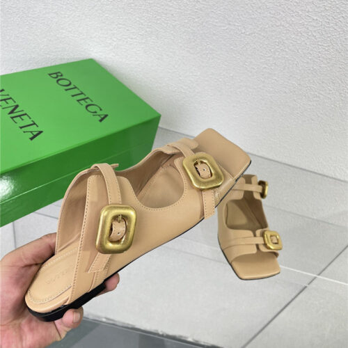 High Quality Luxury Bottega Veneta Double Hardware Slides – Style 38950 product detail
