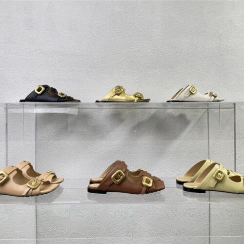 High Quality Luxury Bottega Veneta Double Hardware Slides – Style 97702 product detail