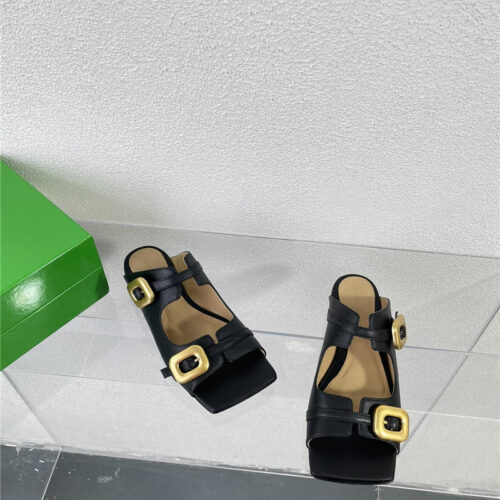 High Quality Luxury Bottega Veneta Double Hardware Slides – Style 97702 product detail