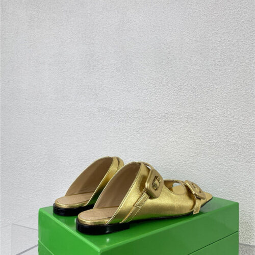 High Quality Luxury Bottega Veneta Double Hardware Slides – Style 96006 product detail