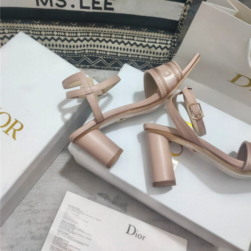 High Quality Luxury Dior Square Toe High Heel Sandals – Style 45222 product detail
