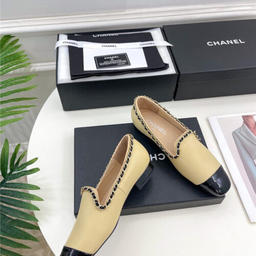 High Quality Luxury Chanel Catwalk Style Chain Deep Mouth Shoes – Style 57670 product detail