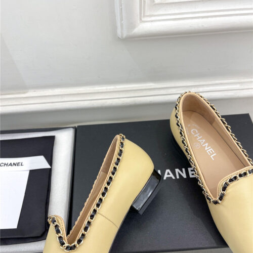 High Quality Luxury Chanel Catwalk Style Chain Deep Mouth Shoes – Style 57670 product detail
