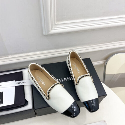 High Quality Luxury Chanel Catwalk Style Chain Deep Mouth Shoes