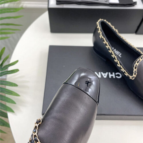 High Quality Luxury Chanel Catwalk Style Chain Deep Mouth Shoes – Style 55974 product detail