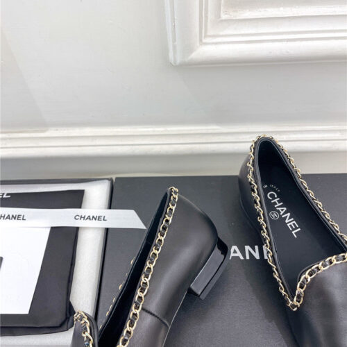 High Quality Luxury Chanel Catwalk Style Chain Deep Mouth Shoes – Style 55974 product detail