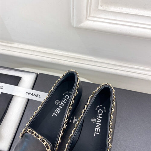 High Quality Luxury Chanel Catwalk Style Chain Deep Mouth Shoes – Style 55974 product detail