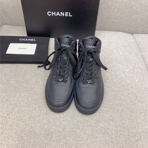 High Quality Luxury Chanel New High Top Classic Casual Shoes alternate view