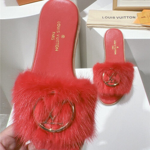 High Quality Luxury Louis Vuitton Flat Open Toe Sandals – Style 50115 product detail