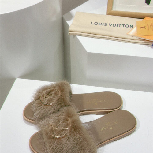 High Quality Luxury Louis Vuitton Flat Open Toe Sandals – Style 48419