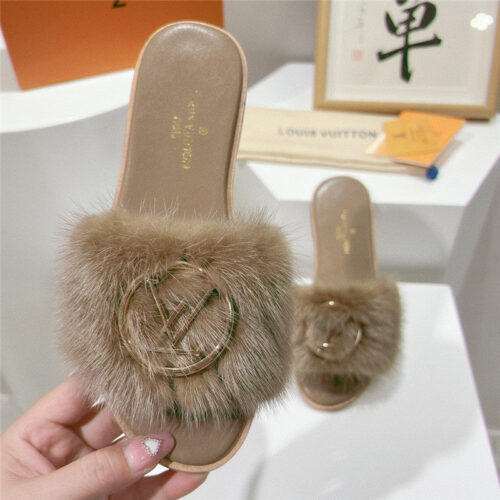 High Quality Luxury Louis Vuitton Flat Open Toe Sandals – Style 48419 alternate view